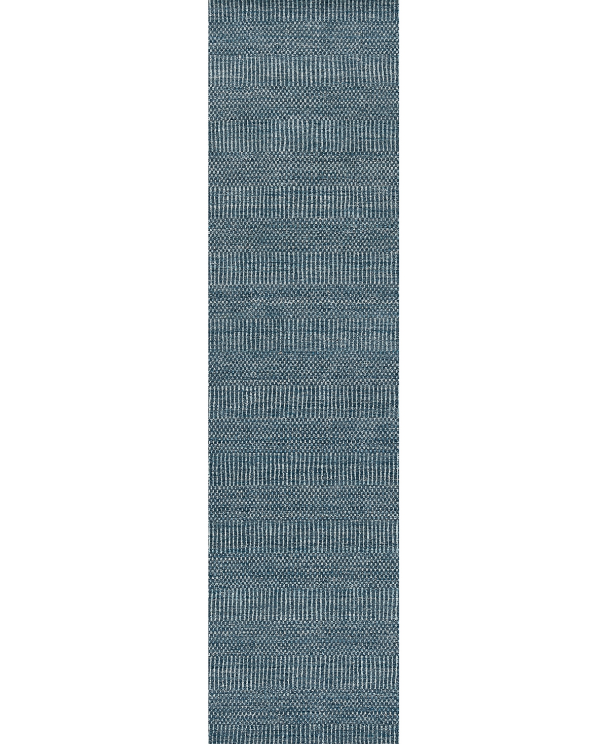Km Home Alleanza 200 2'6in x 10' Runner Area Rug - Denim