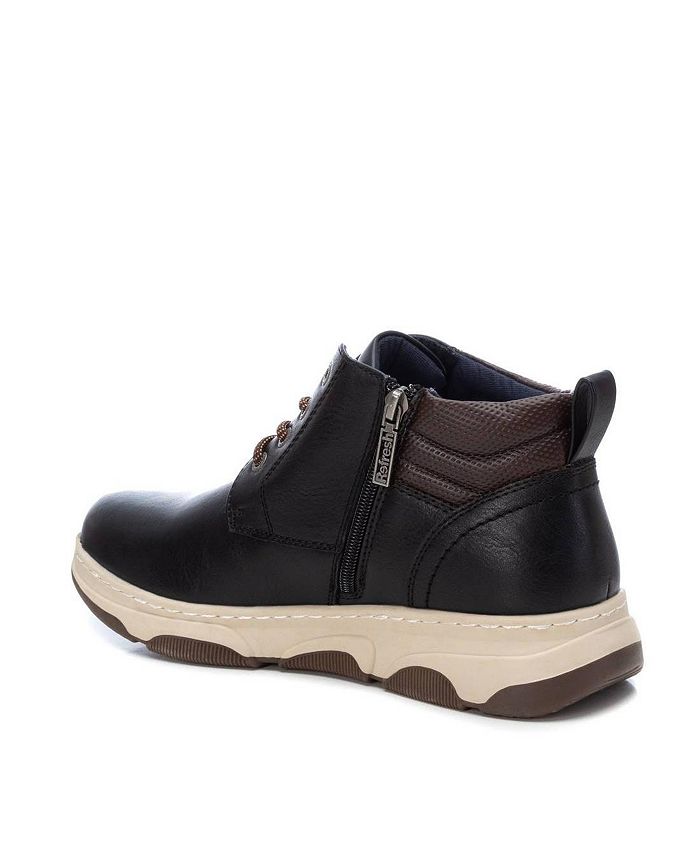 xti black ankle boots