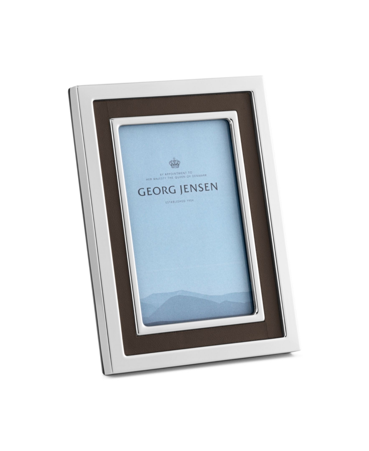 Georg Jensen Manhattan Pic Frame, 4" X 6" In Silver