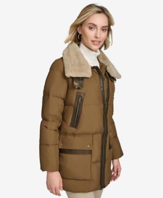 Women's Dutton Aviator Mixed Media Puffer