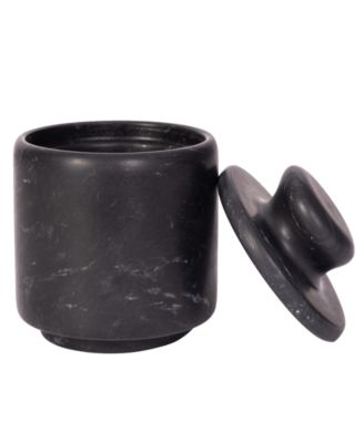 Marble Salt Cellar with Lid