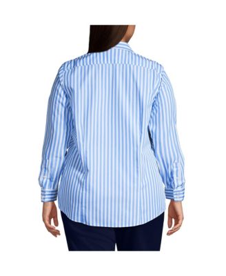 Women's No Iron Button Front Shirt