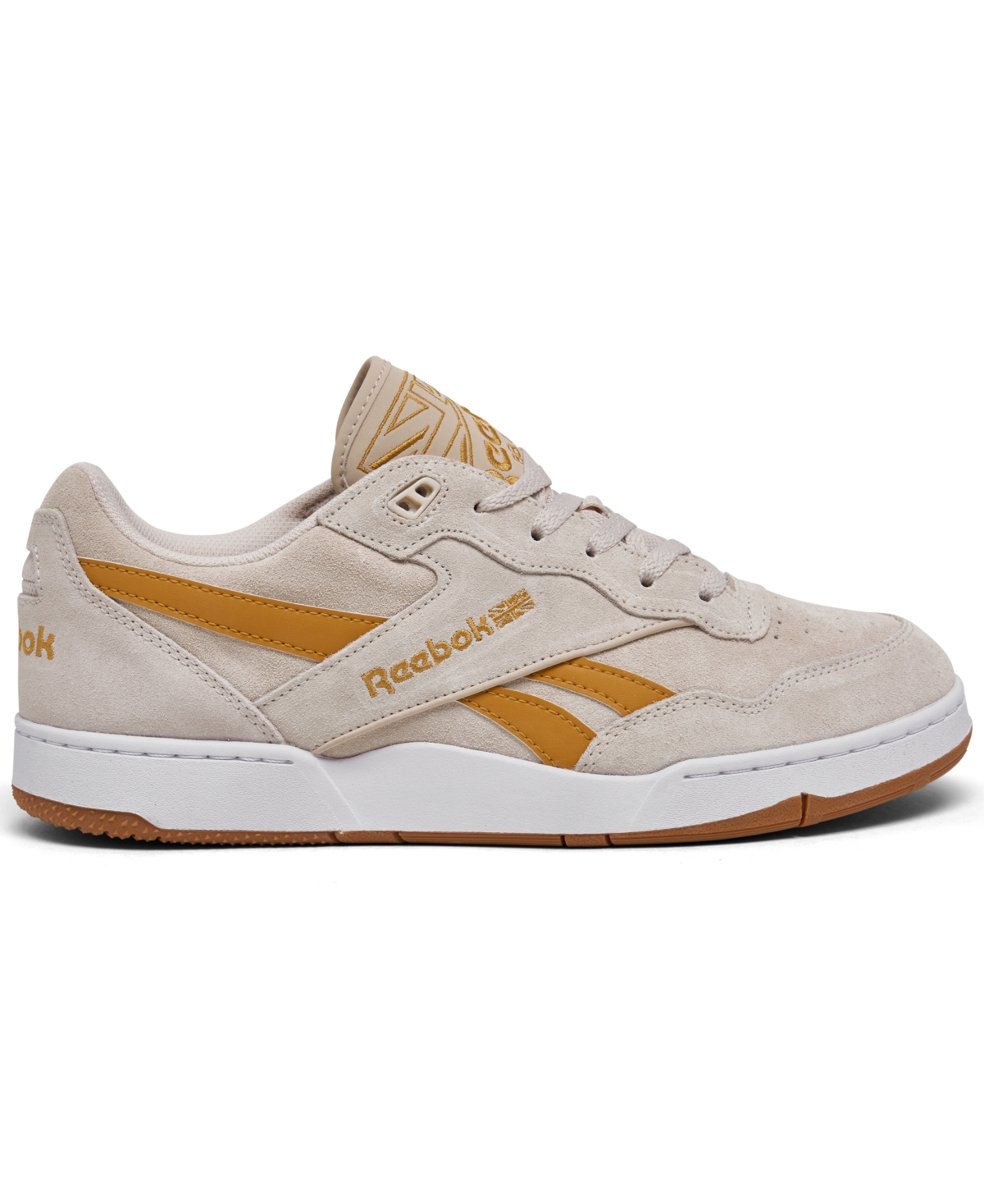Shop Reebok Men's Bb 4000 Ii Casual Sneakers From Finish Line In Stucco,white