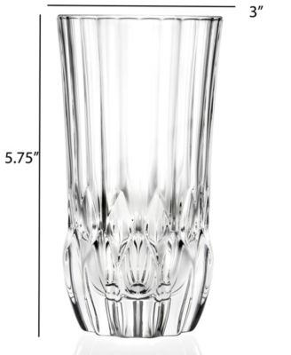 Rcr Adagio Crystal High Ball Glass Set of 6