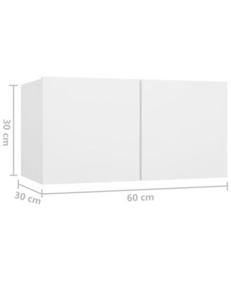 Hanging TV Stand White 23.6"x11.8"x11.8"