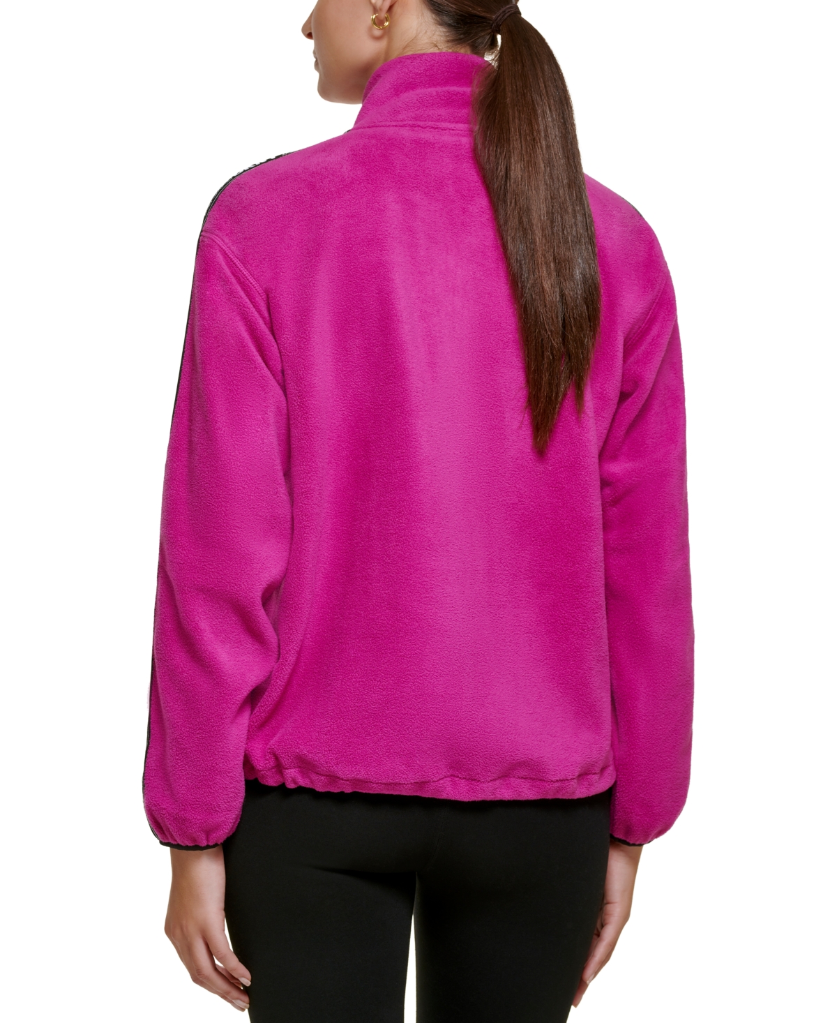 Dkny Sport Women's Fleece Pullover Jacket In Pink