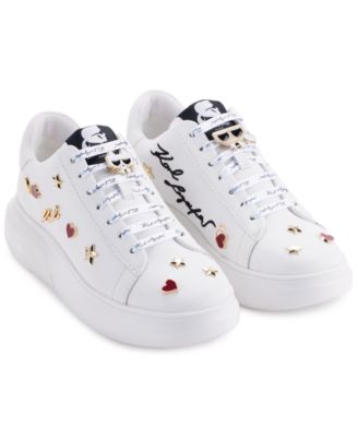 Kenna Lace-Up Low-Top Embellished Sneakers