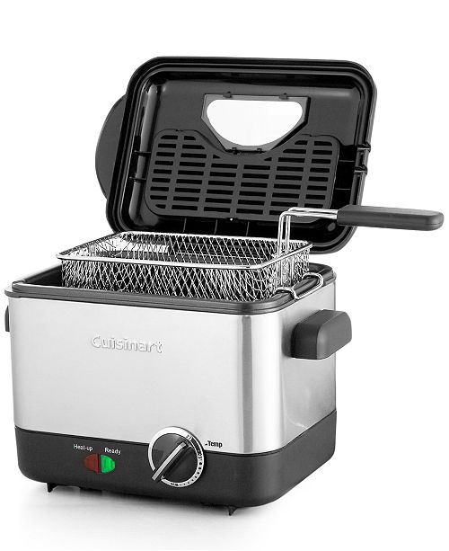 Cuisinart CDF100 Deep Fryer, Compact Kitchen Small Appliances Macy's