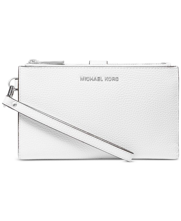 Michael Kors Adele Double Zip iPhone 7 Plus Leather Wristlet Macy s