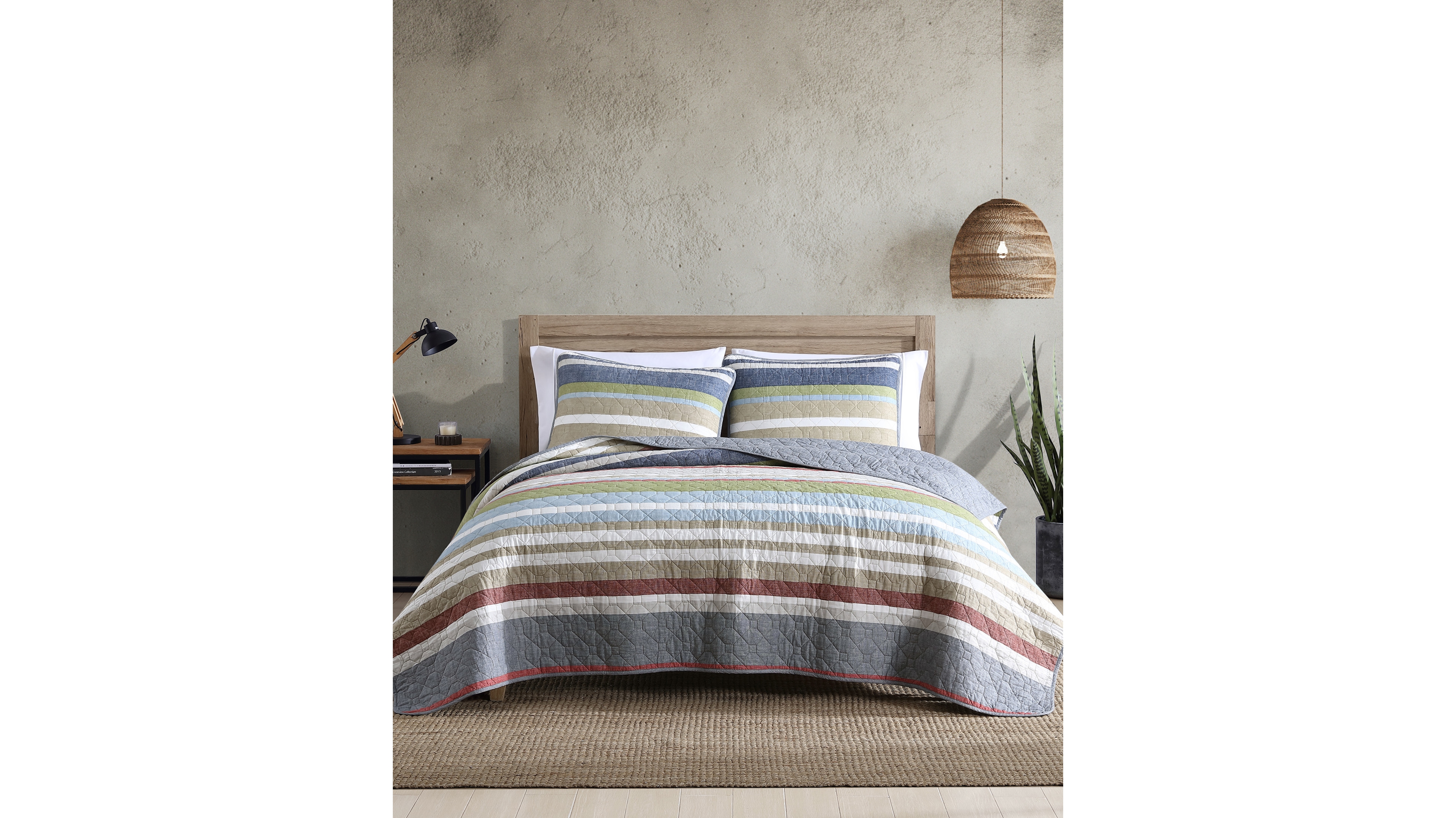 Eddie Bauer Ladder Stripe 3-Pc. Quilt Set, King