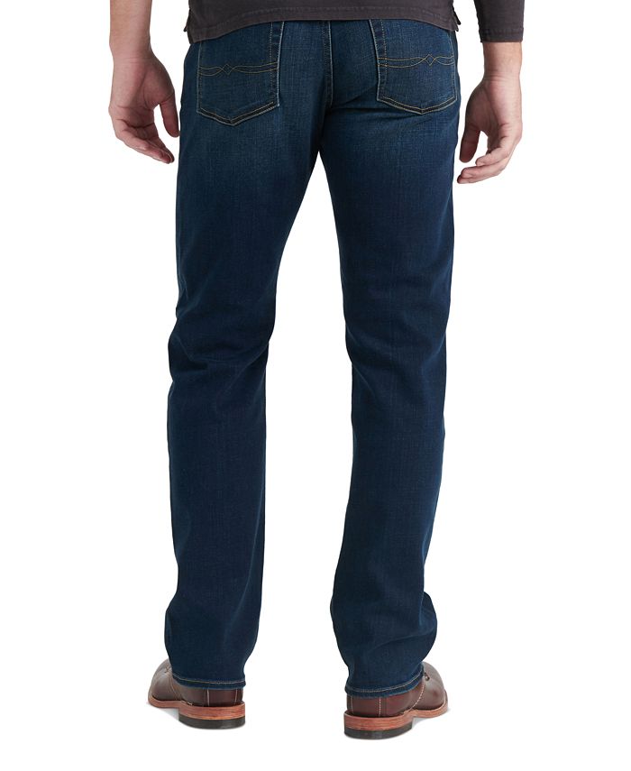 BOSS - Regular-fit jeans in blue Coolmax® denim