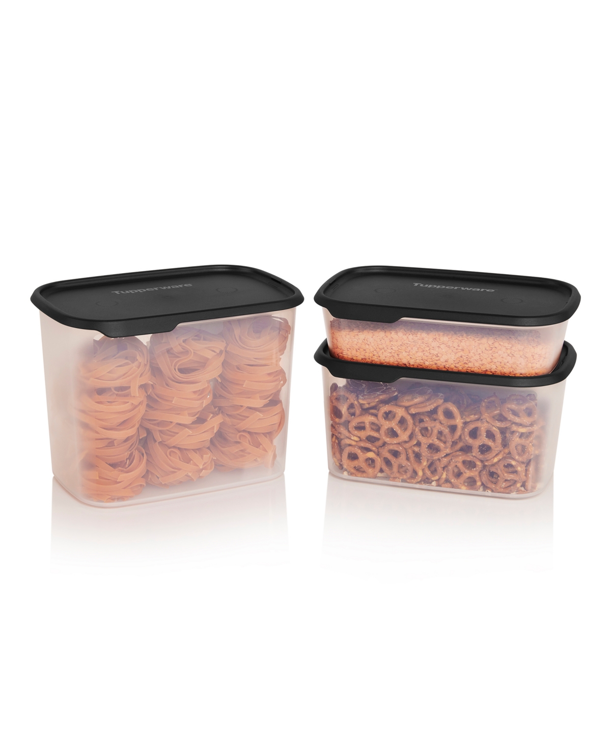 Tupperware One Touch Fresh 18 Pc Container Set In Black