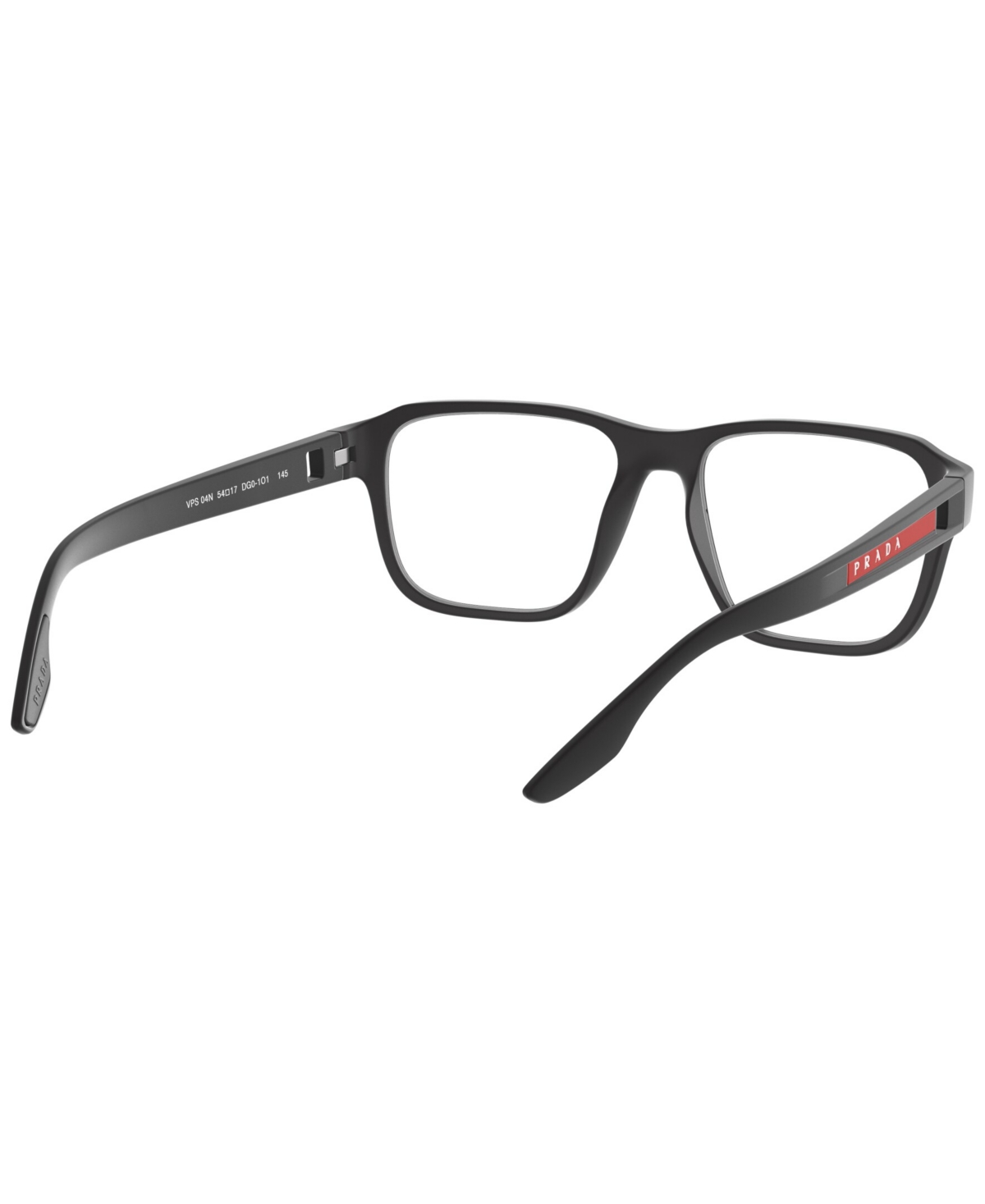 Prada Men's Eyeglasses, Ps 04nv In Rubber Black