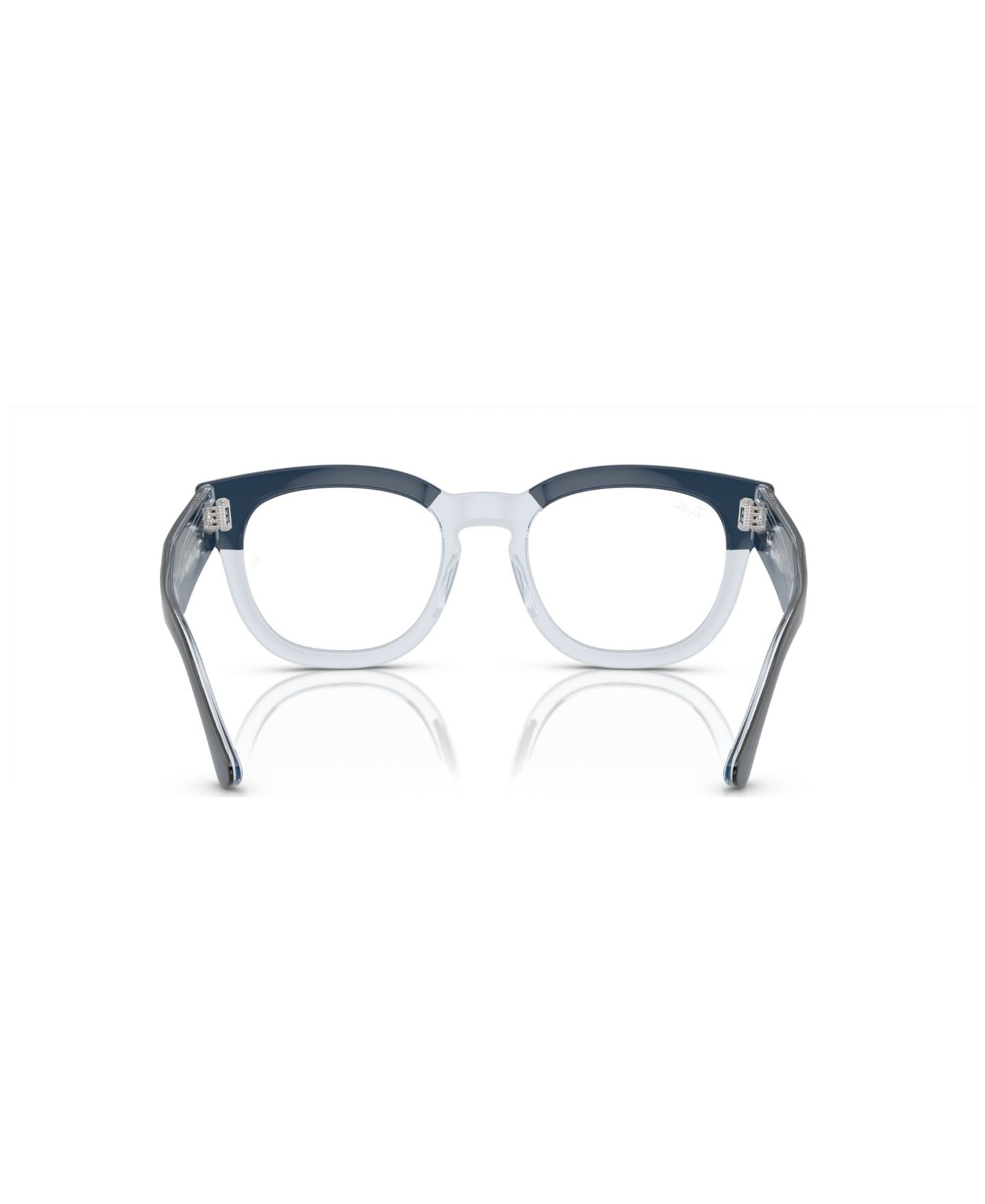 Очки Ray-Ban Unisex Square Plastic RB0298V Mega Hawkeye Optics Eyeglasses, цвет: Синий прозрачный синий — фото 4