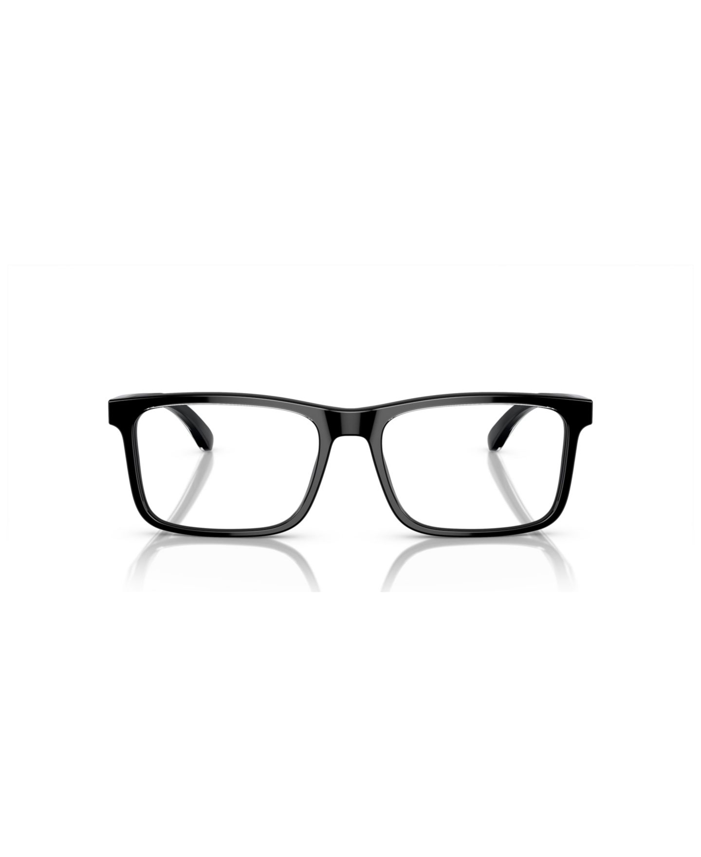 Мужские очки Emporio Armani Man Pillow Plastic EA3227 Eyeglasses, цвет: Блестящий чёрный — фото 2