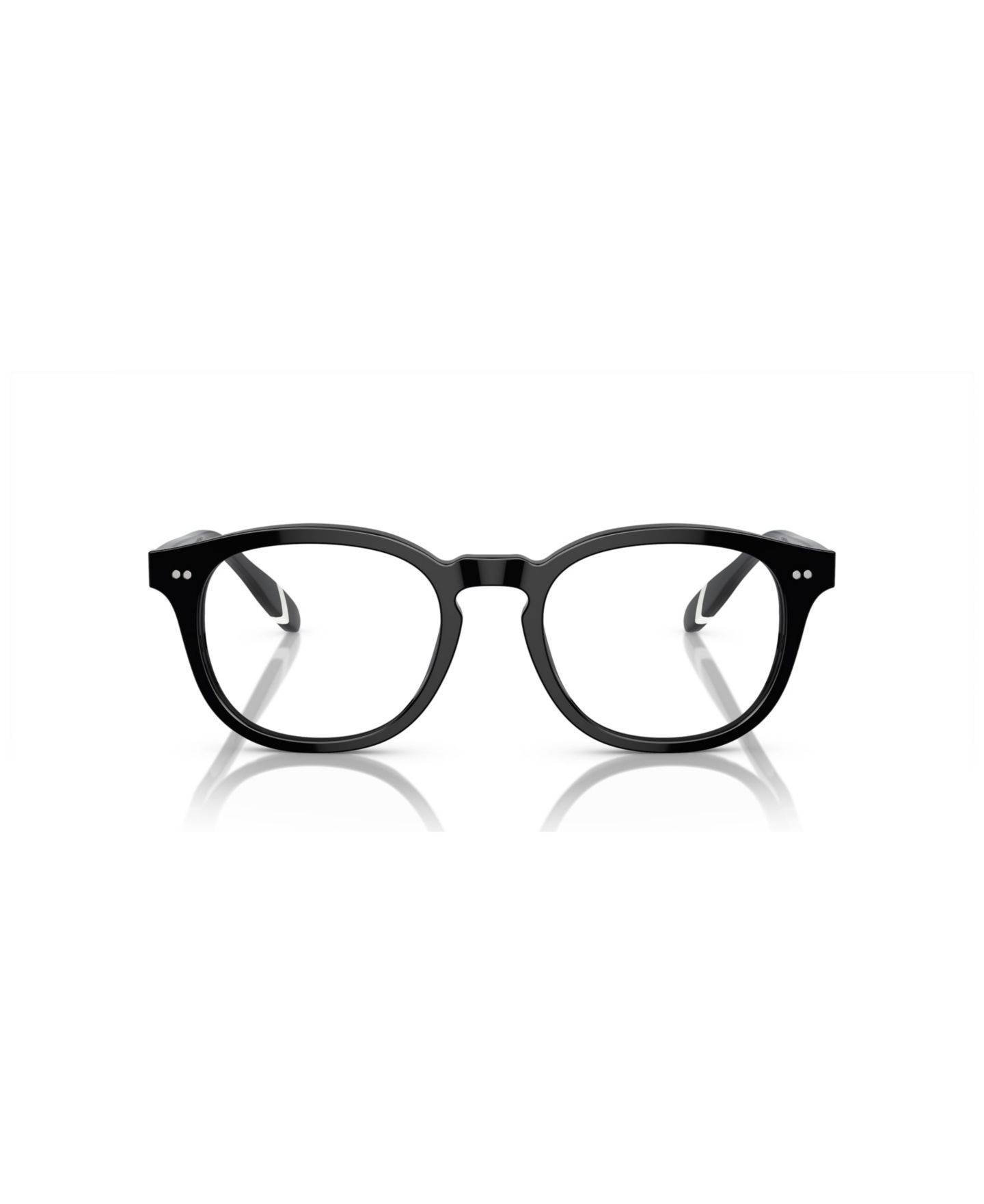 Мужские очки Polo Ralph Lauren Man Square Plastic PH2267 Eyeglasses, цвет: Блестящий чёрный — фото 2