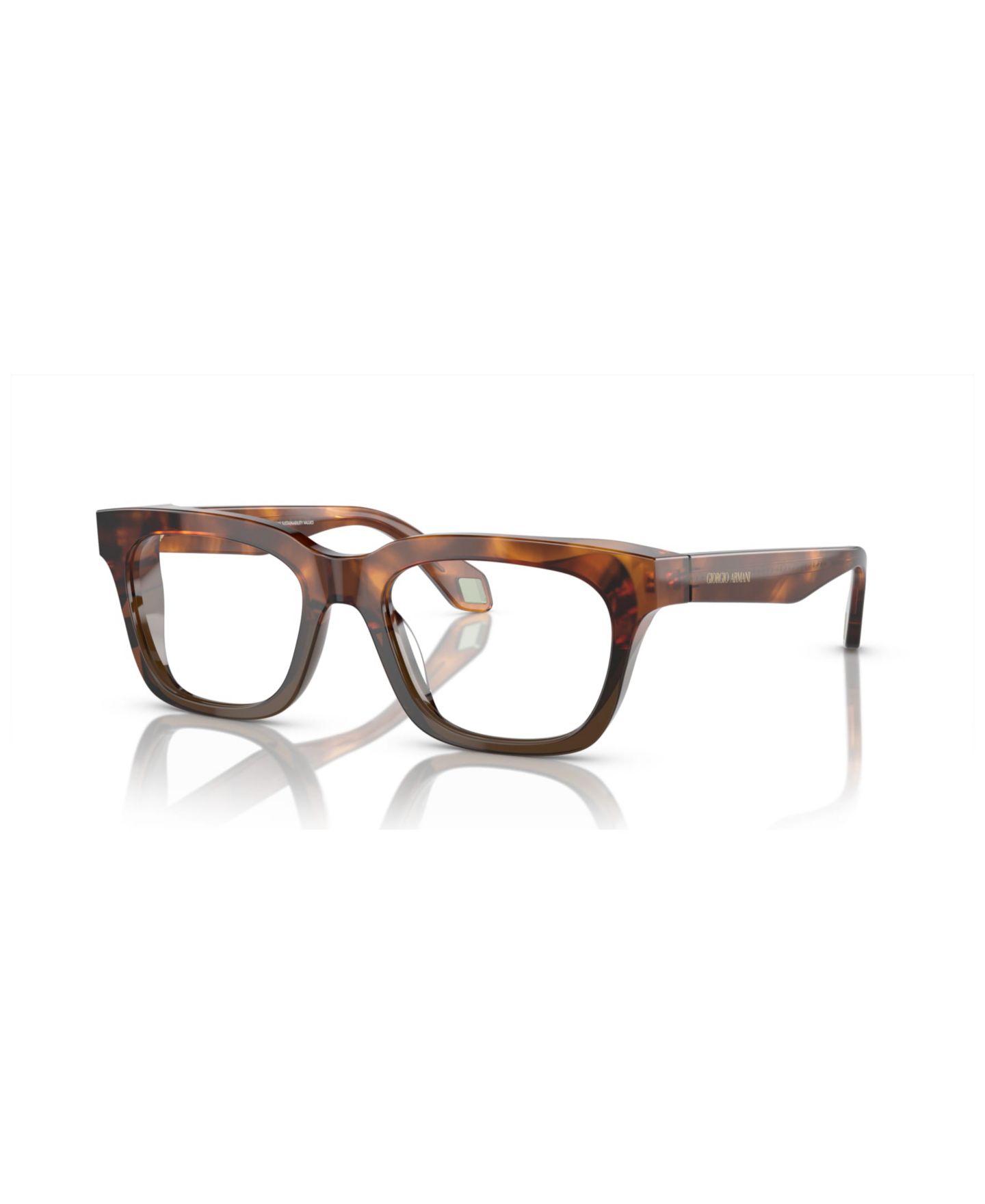 Мужские очки Giorgio Armani Man Pillow Plastic AR7247U Eyeglasses, цвет: Красный / Зелёный — фото 1