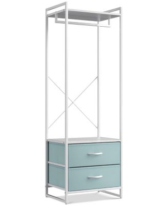 Clothing Rack with 2 Drawers