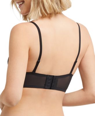 Women's Pure Comfort Lace & Mesh Longline Wireless Bralette DM1188
