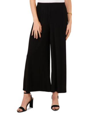 Sam & Jess - Women's Relaxed Wide-Leg Pull-On Pants