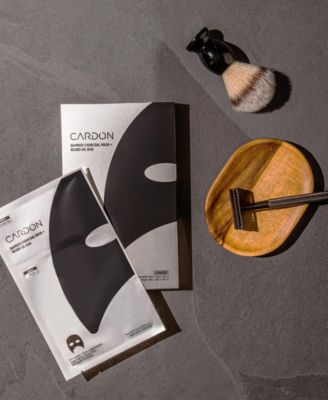 Bamboo Charcoal Mask + Beard Oil, 4-Pk.