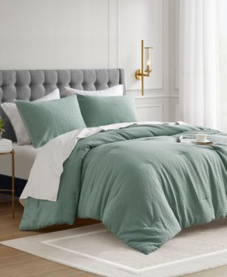 Mina Waffle Textured 2-Pc. Comforter Set, Twin/Twin XL
