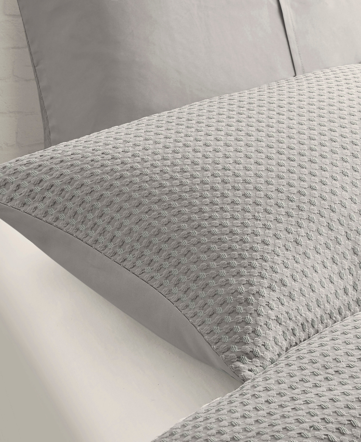 510 Design Mina Waffle Textured 3-Pc. Duvet Cover Set, King/California King