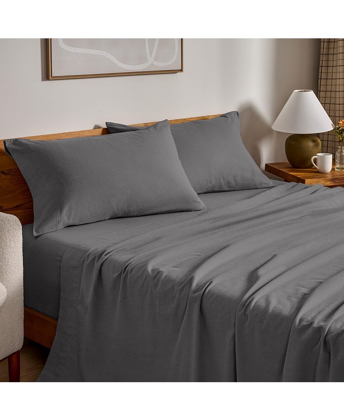 Bare Home Cotton Flannel California King Sheet Set Macy's