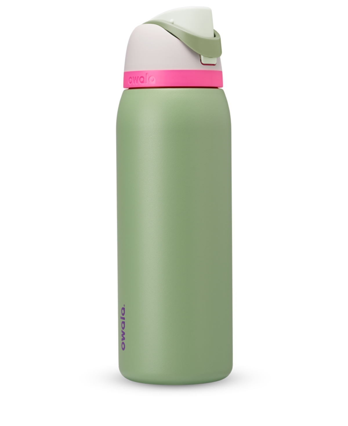 Shop Owala Stainless Steel Freesip Water Bottle, 40 oz In Neo Sage