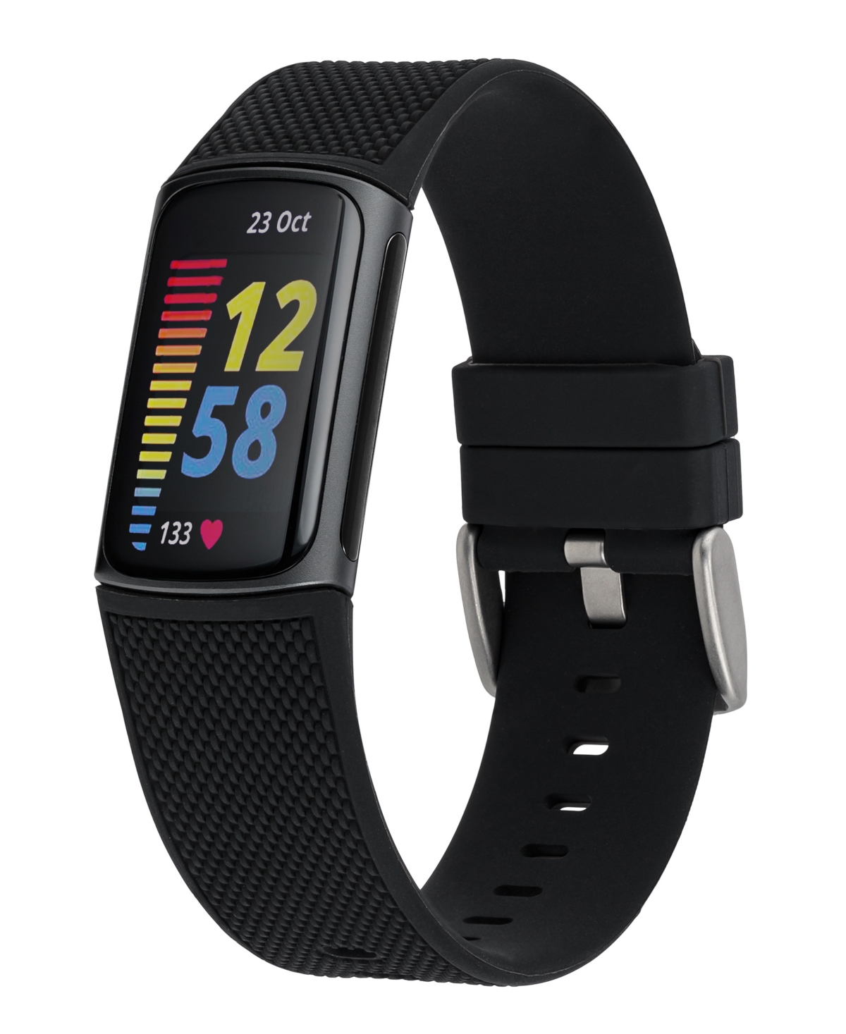 Shop Withit Unisex Multi Silicone And Stainless Steel Band Set Compatible With Fitbit Charge 5 And 6