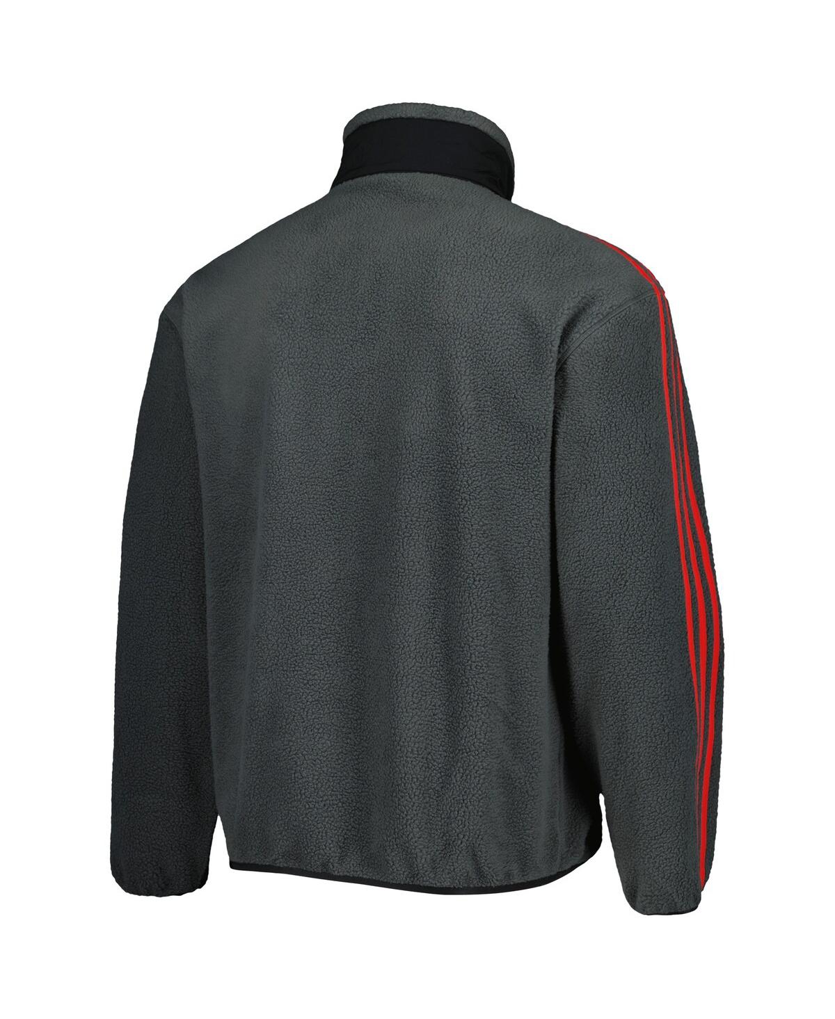 Men's adidasBayern Munich Lifestyler Fleece Full-Zip Jacket - Gray
