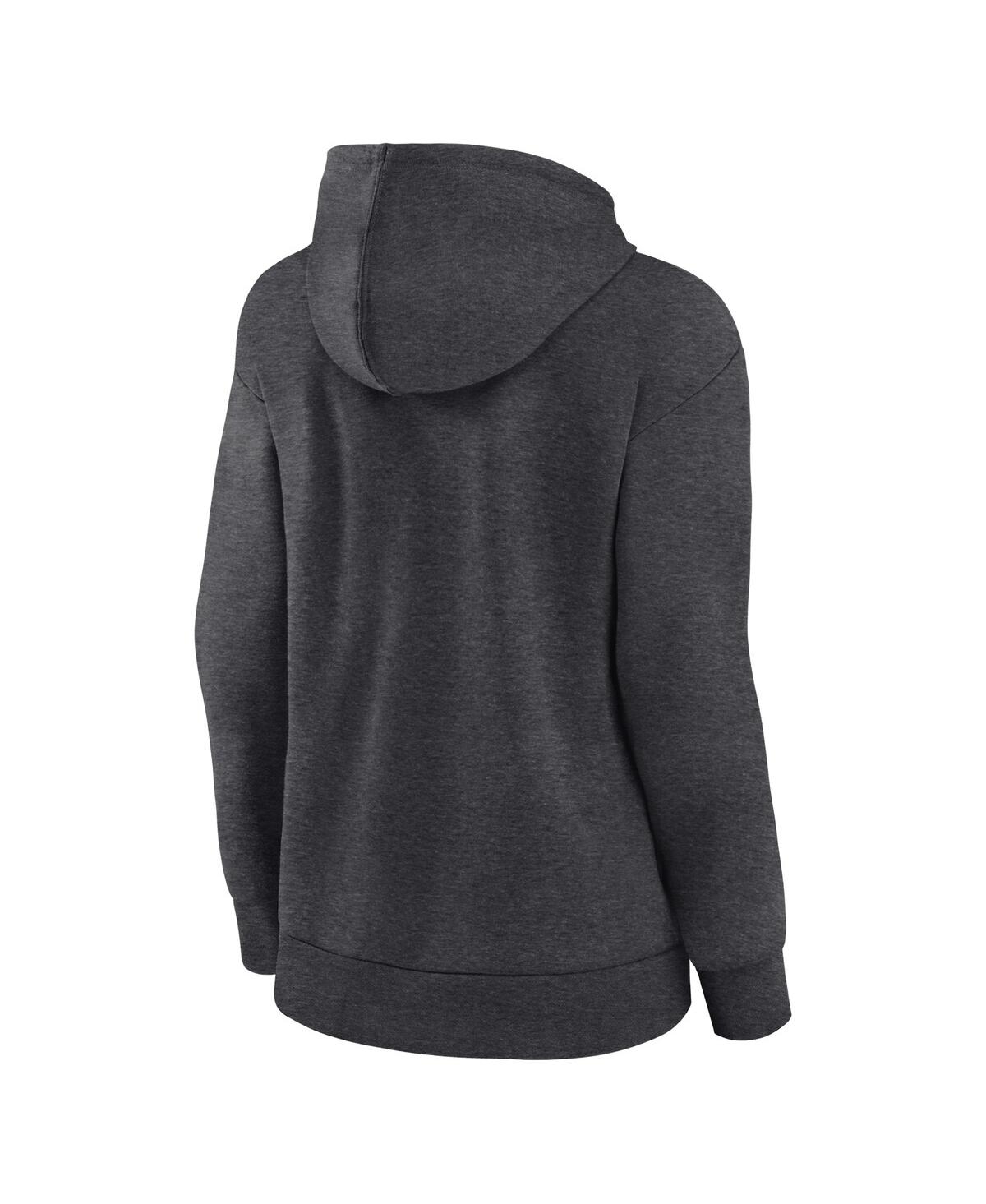 Women's FanaticsTexas Rangers 2023 American League Champions Locker Room Pullover Hoodie - Heather Charcoal