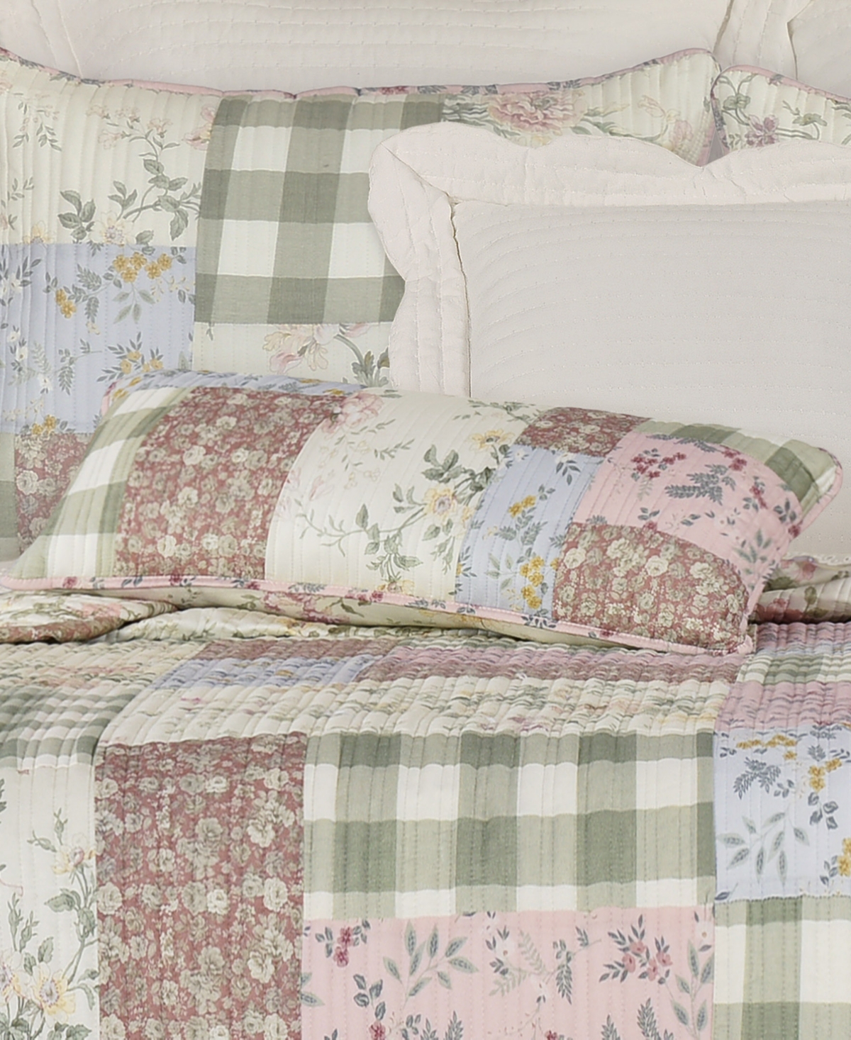 Piper & Wright Eloise Quilted Decorative Pillow, 12" X 24" In Dusty Rose