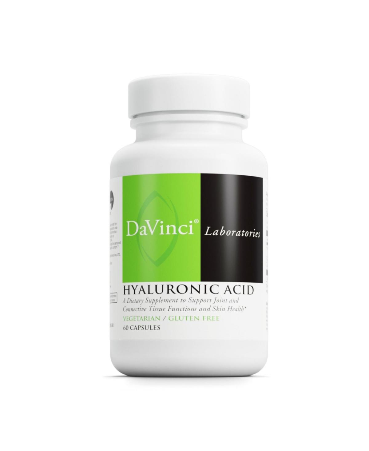 DaVinci Labs Hyaluronic Acid - Dietary Supplement to Support Joint, Cartilage and Skin Health - With Hyaluronic Acid, Sunflower Lecithin and Salvia Hi