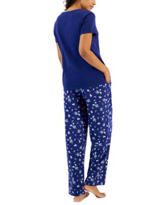 Women's Sleep Tee & Drawstring Pajama Pants, Created for Macy's