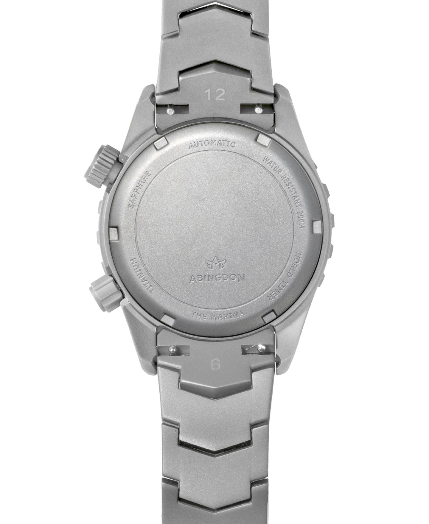 Женские часы Abingdon Co. Marina Diver's Multifunctional Titanium Bracelet Watch 40mm — фото 6