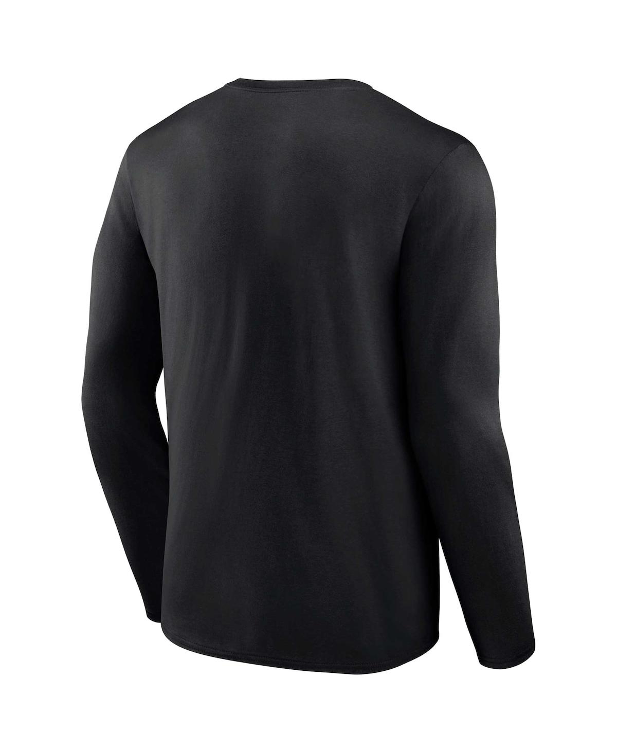 Men's FanaticsTexas Rangers 2023 World Series Champions Parade Long Sleeve T-shirt - Black
