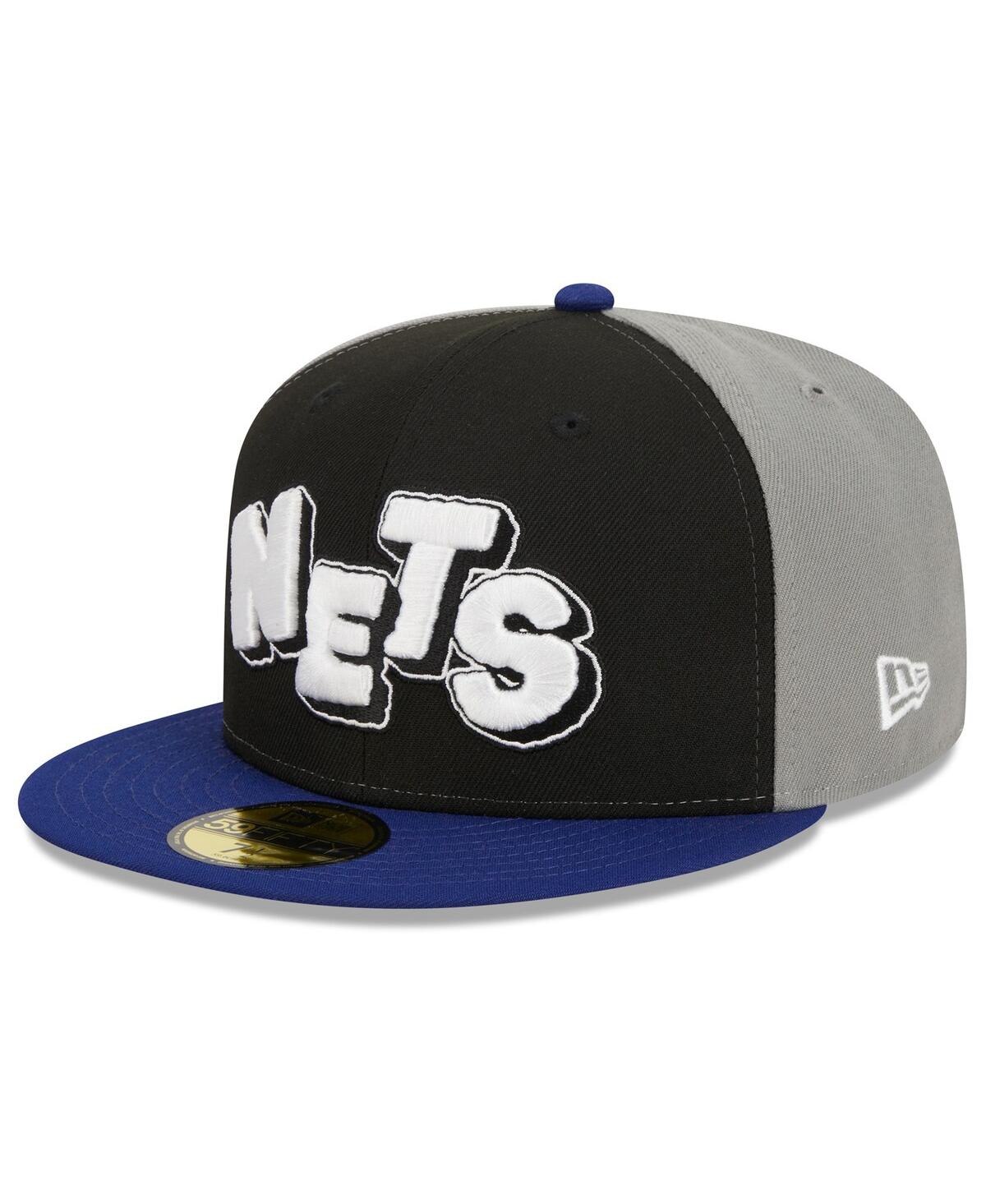 Men's New Era Navy Brooklyn Nets 2023/24 City Edition 59FIFTY Fitted Hat - Navy