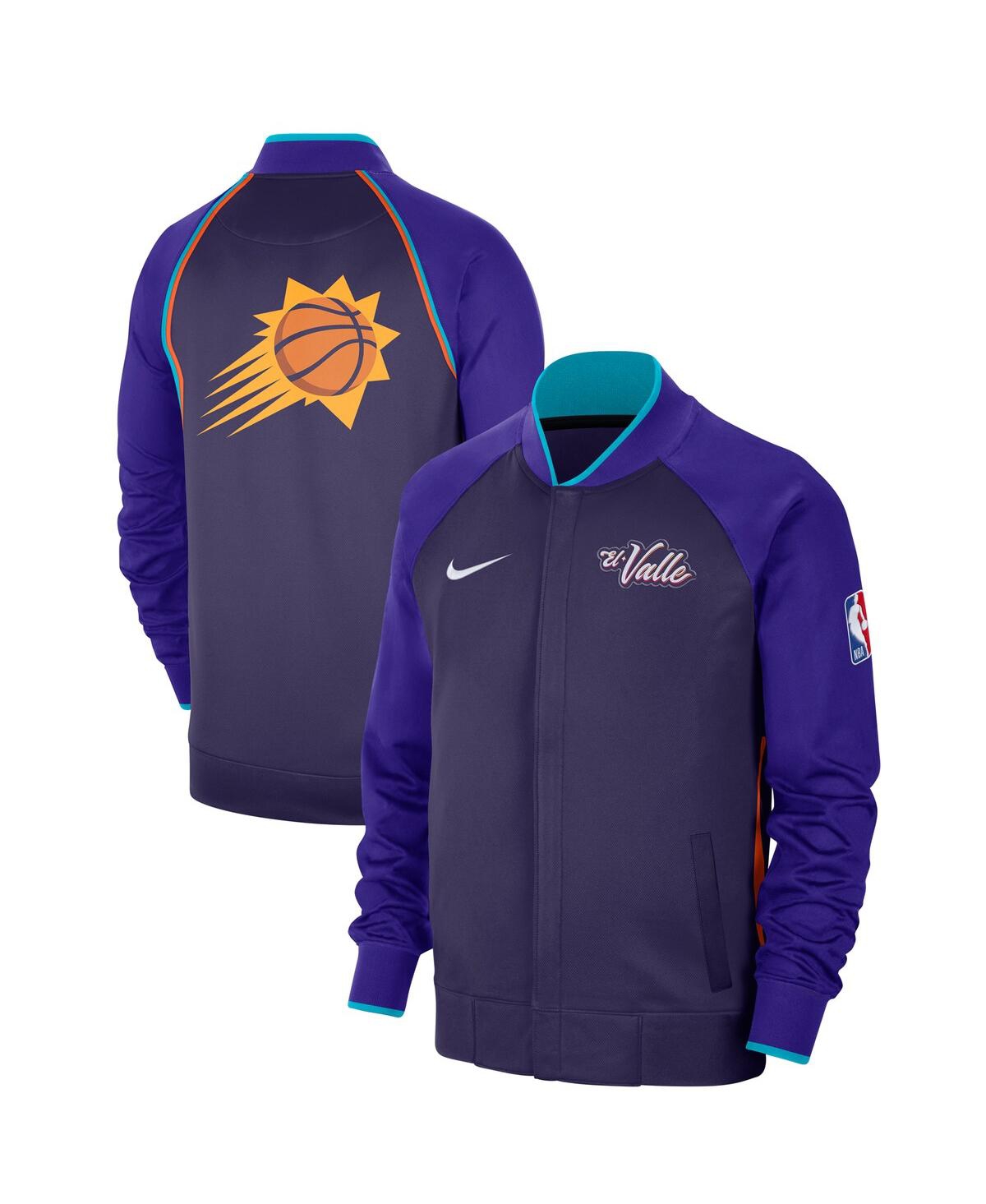 Shop Nike Men's  Purple Phoenix Suns 2023/24 City Edition Authentic Showtime Performance Raglan Full-zip J