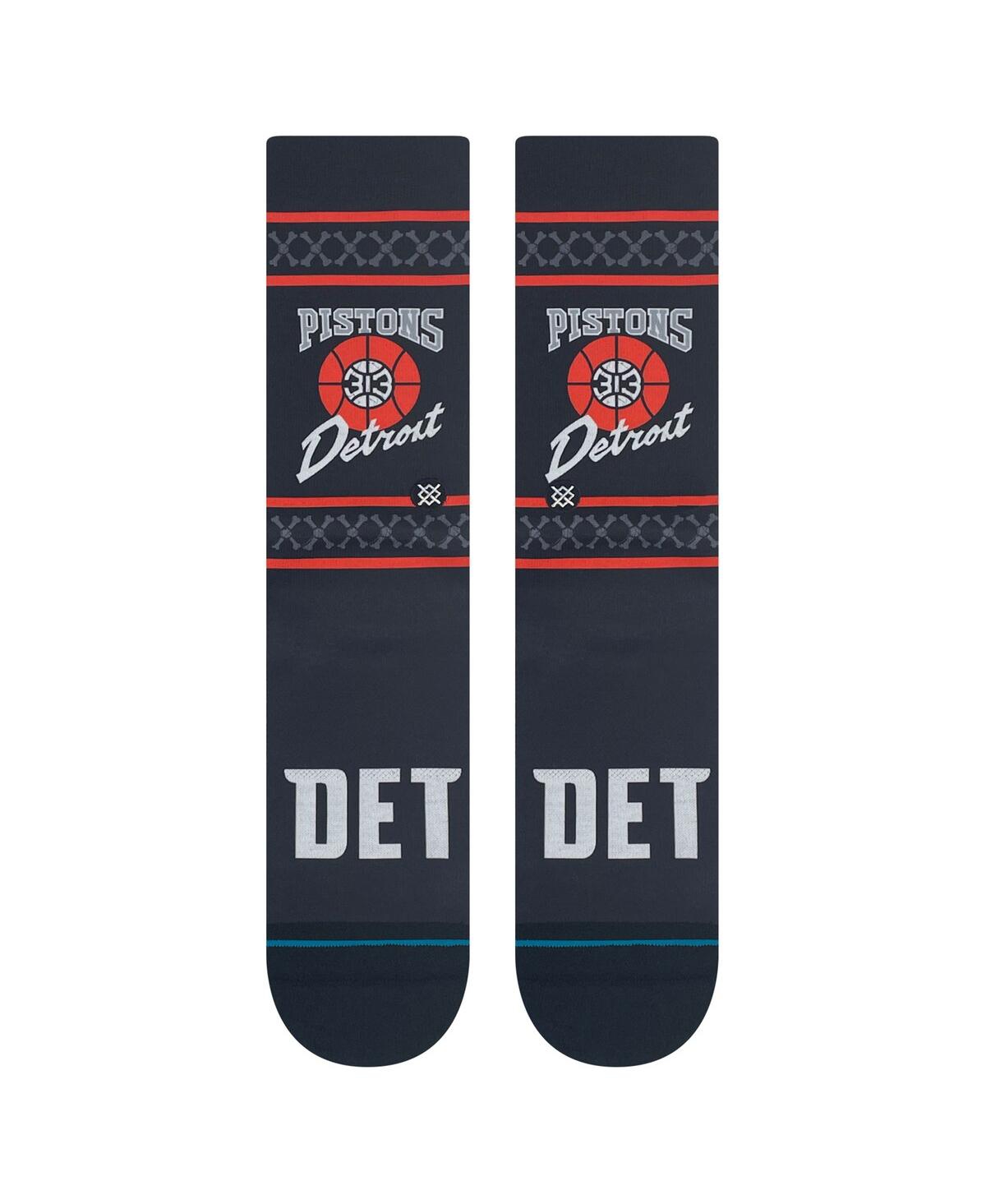 Shop Stance Men's And Women's  Detroit Pistons 2023/24 City Edition Crew Socks In Black