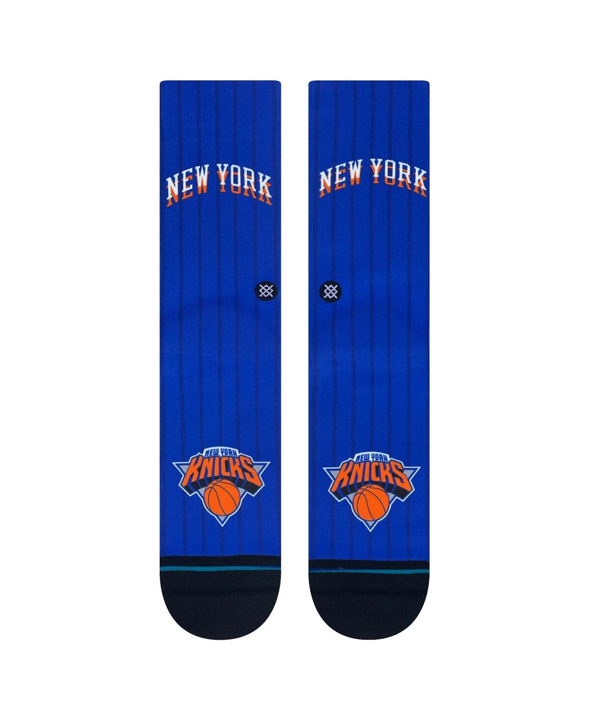 Shop Stance Men's And Women's  New York Knicks 2023/24 City Edition Crew Socks In Blue