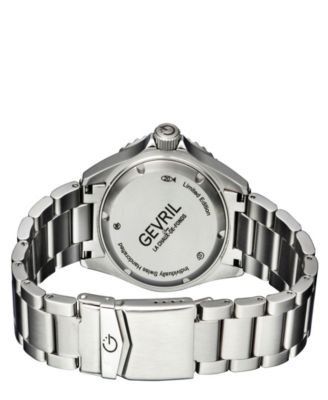 Men's Wallstreet Silver-Tone Stainless Steel Watch 43mm