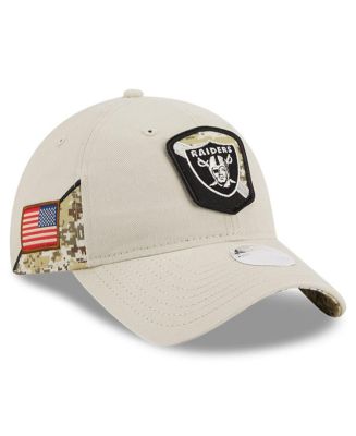 Women's New Era Stone Las Vegas Raiders 2023 Salute To Service 9TWENTY ...