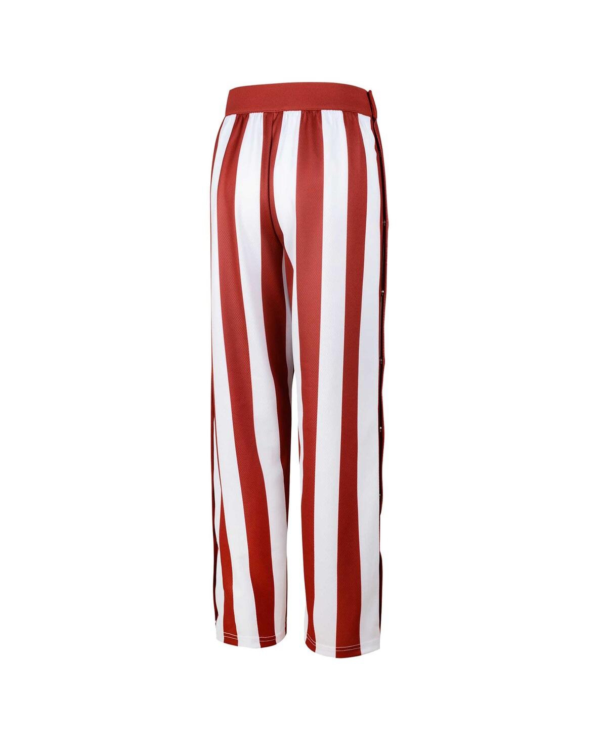 Outerstuff Big Boys Crimson, White Indiana Hoosiers Candy Stripe Pants In Crimson,white
