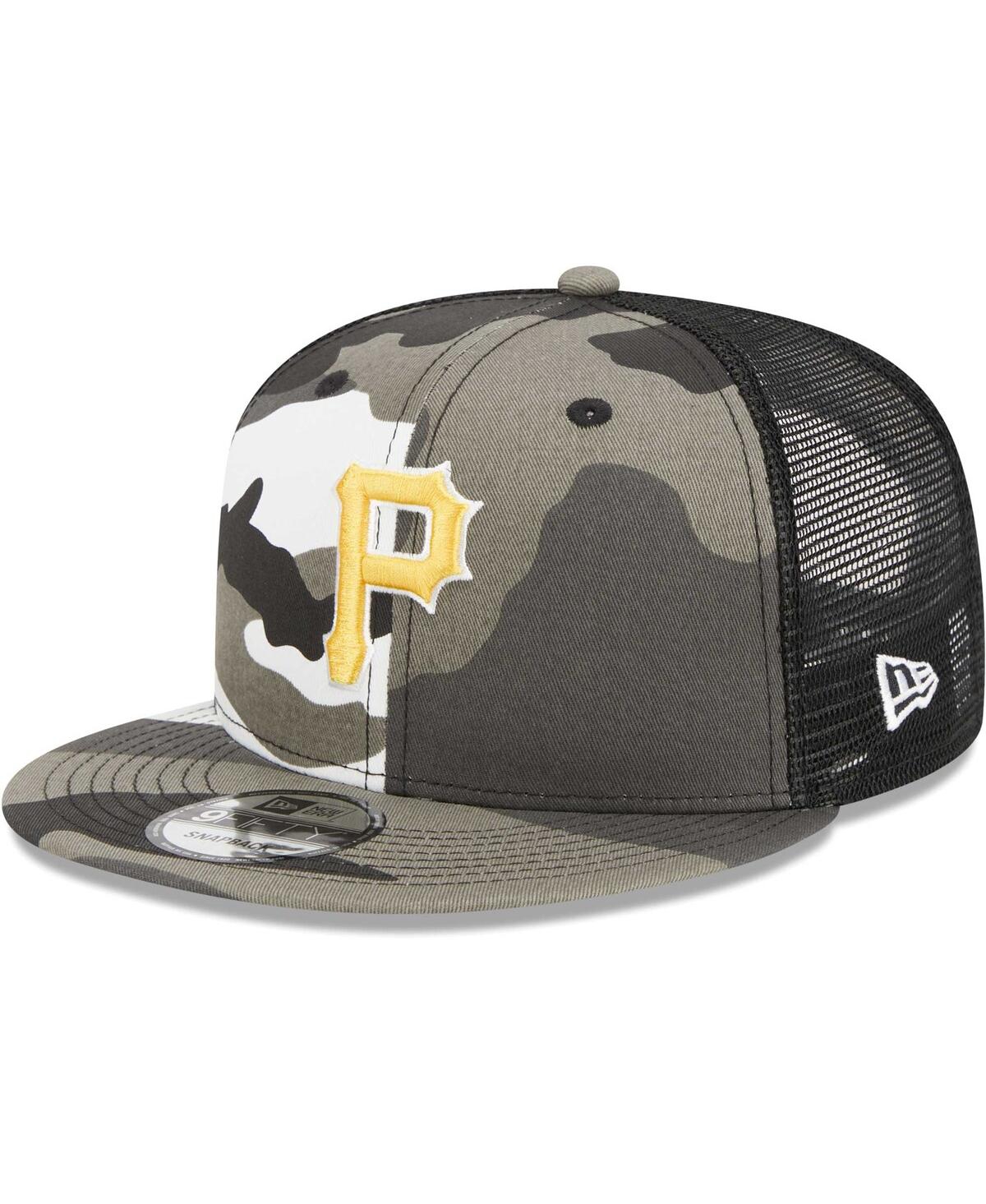 Shop New Era Men's  Camo Pittsburgh Pirates Urban Camo Trucker 9fifty Snapback Hat