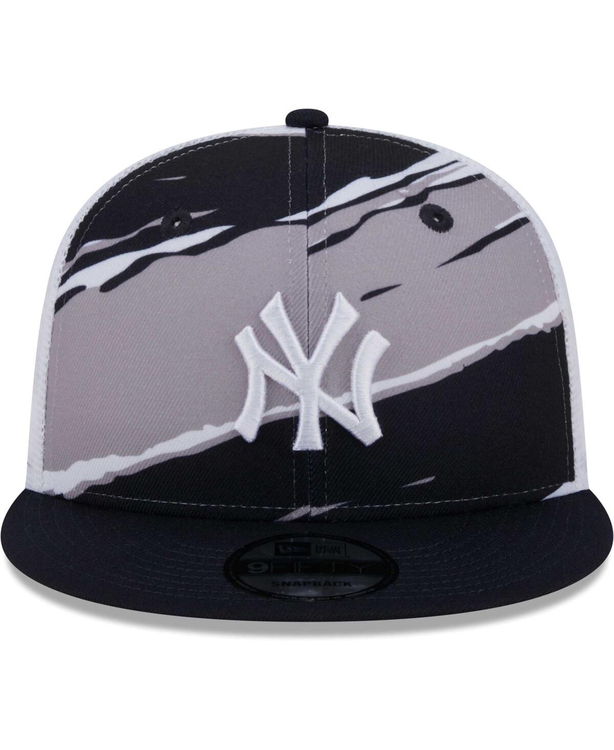 New Era Navy New York Yankees Tear Trucker 9fifty Snapback Hat In Navy