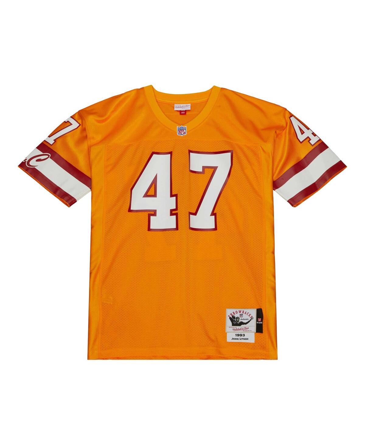 Men's Mitchell & Ness John LynchTampa Bay Buccaneers 1993 Authentic Jersey - Orange