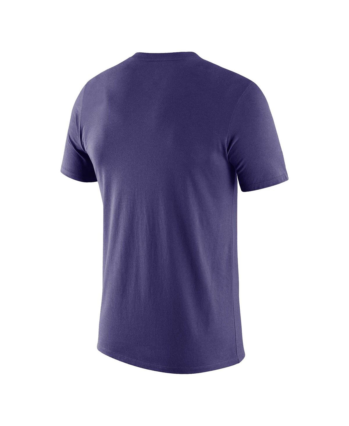 Shop Nike Men's And Women's  Purple Phoenix Mercury Split Logo Performance T-shirt