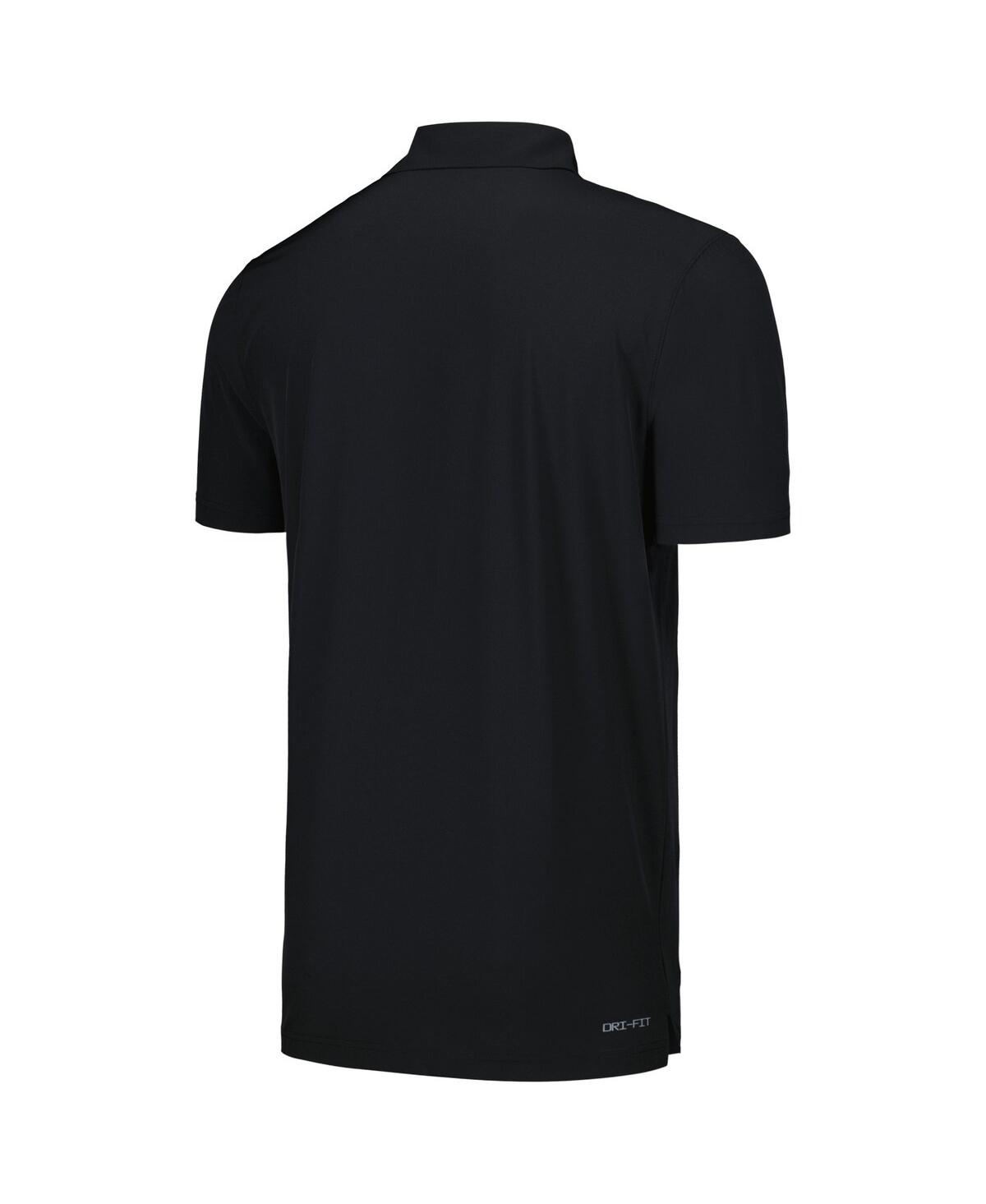 Men's NikeWake Forest Demon Deacons Sideline Polo Shirt - Black