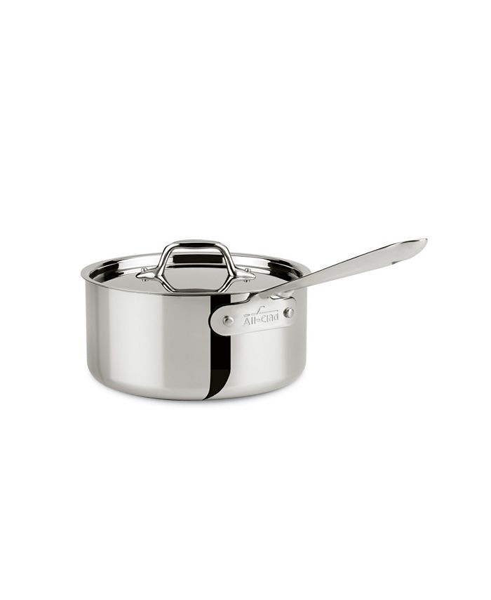American Kitchen Cookware - 3 Qt. Covered Saucepan / Stainless